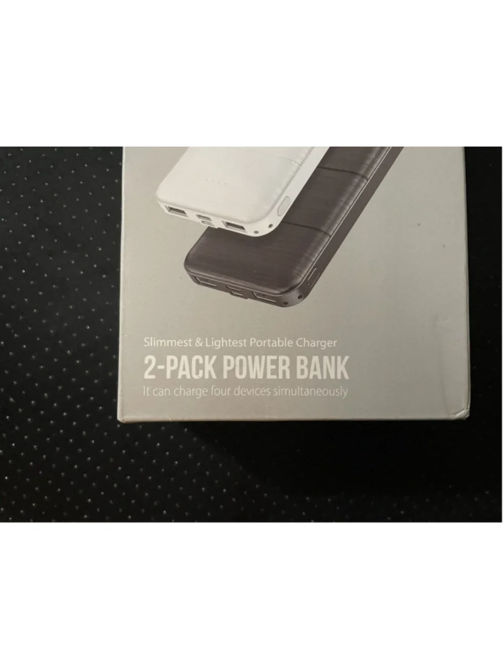 Power Bank Safe Speed 2-Pack Slimmest & Lightest Portable Charger